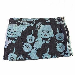 90s Mosquitohead little graphic mini Skirt sz M Y2K vintage grunge alt rock
